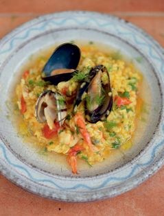 Jamie's seafood risotto