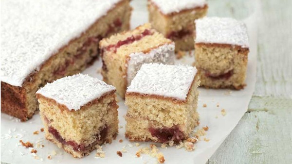 Jammiest coconut cake