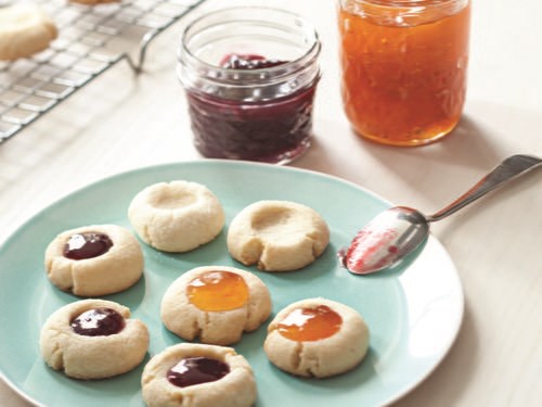 Jammin' sugar cookie thumbprints