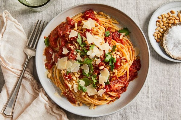 Jammy tomato-anchovy sauce