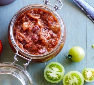 Jane's green tomato chutney