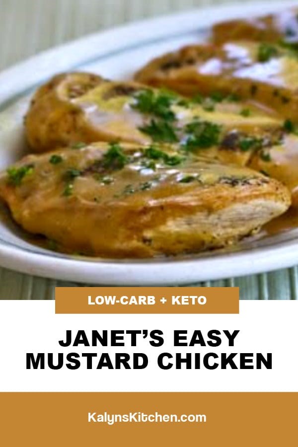 Janet's mustard chicken