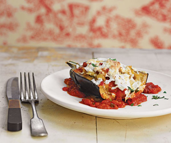 Jan's stuffed eggplant