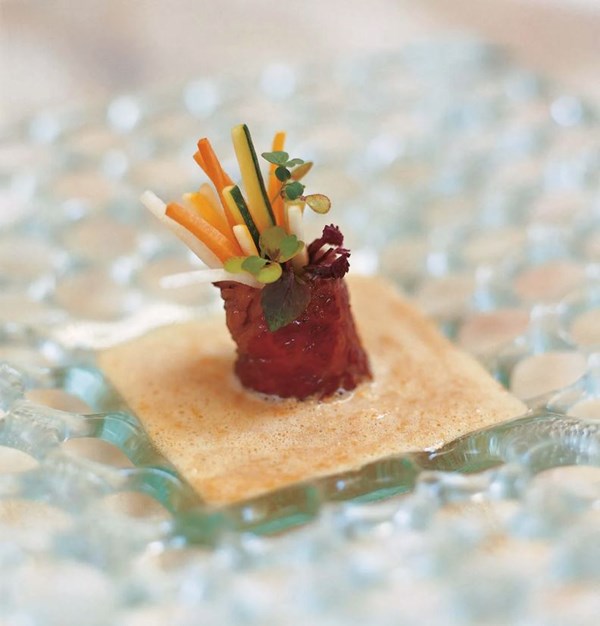 Japanese beef salad rolls
