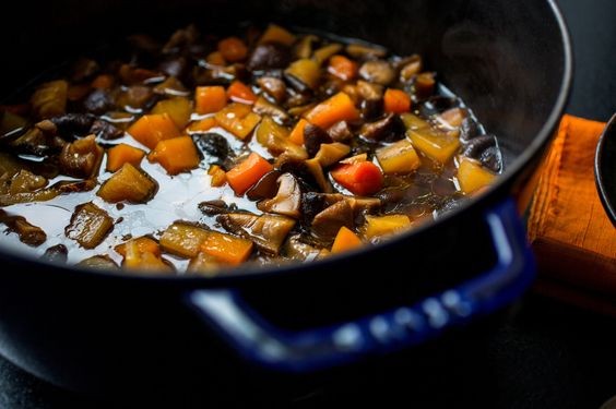 Japanese chicken and root vegetable stew