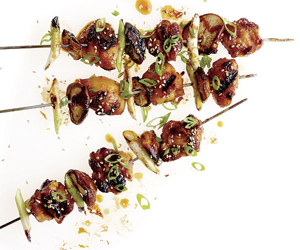 Japanese chicken kebabs (Yakitori)