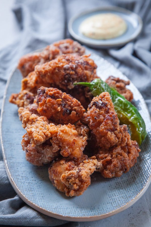 Japanese fried chicken (Chicken karaage)
