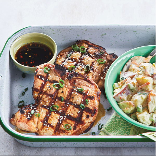 Japanese grilled pork chops