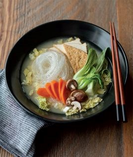 Japanese hot pot with tofu