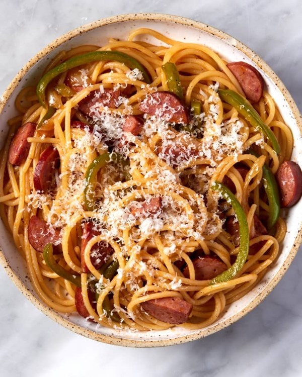 Japanese ketchup pasta (Napolitan)