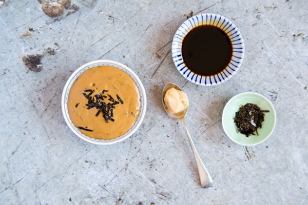 Japanese miso tahini dressing