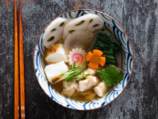 Japanese New Year's soup (Ozoni)