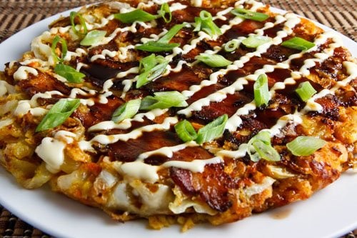 Japanese pancake (Okonomiyaki )