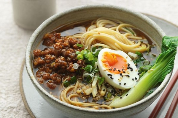 Japanese spicy miso pork ramen