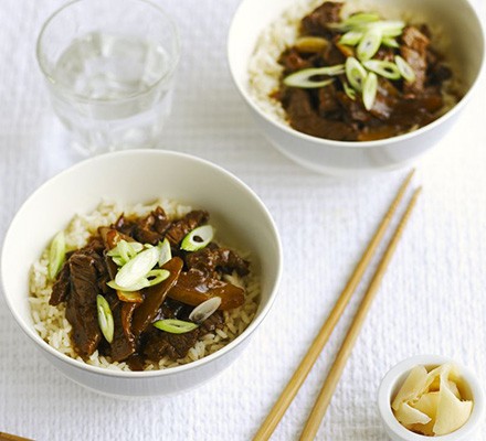 Japanese-style beef bowl