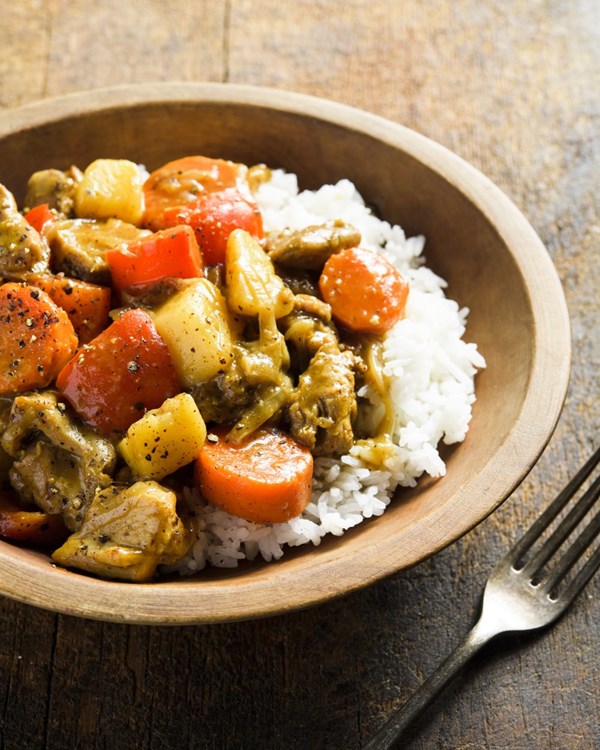 Japanese-style chicken & vegetable curry