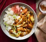 Japanese-style chicken curry