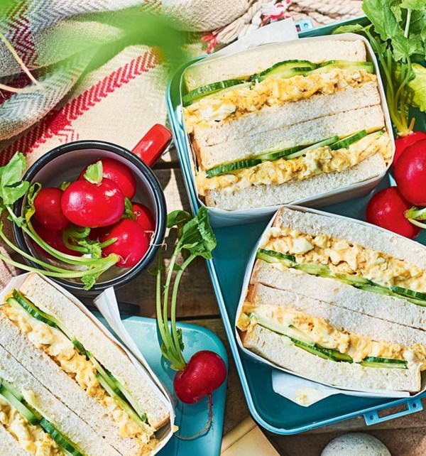 Japanese-style egg mayo sandos
