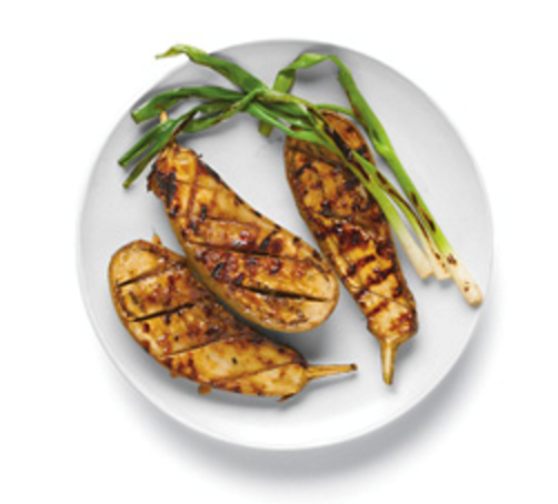 Japanese style grilled eggplant