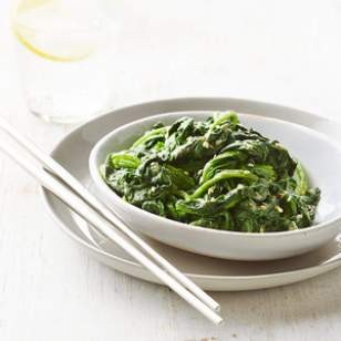 Japanese-style spinach (Gomae)