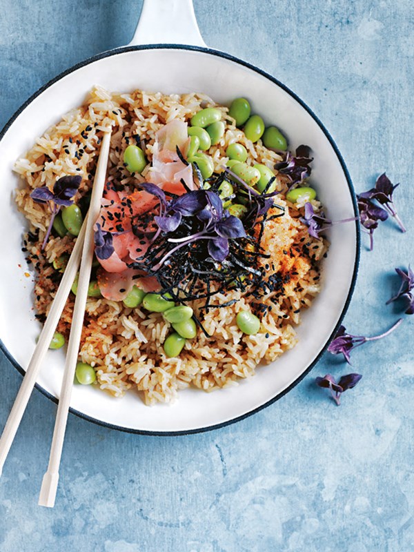 Japanese-style vegetable fried rice