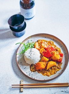 Japanese vegetable miso curry