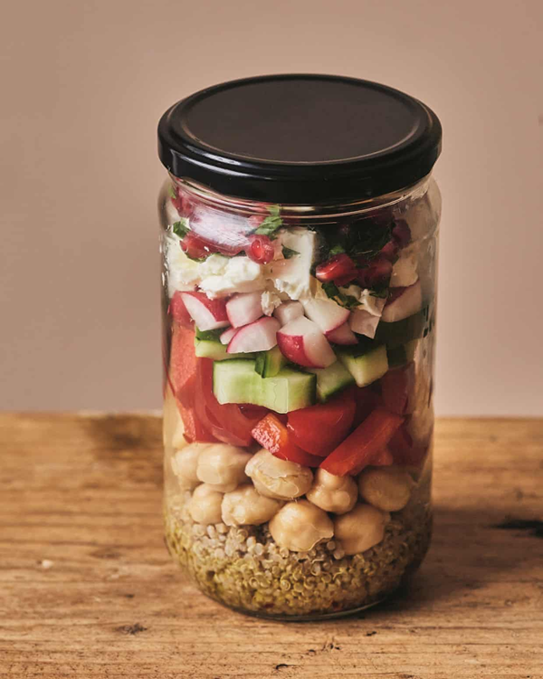 Jarred salad or 'jalad'