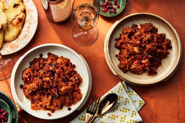 Jasmine-infused chicken tikka masala