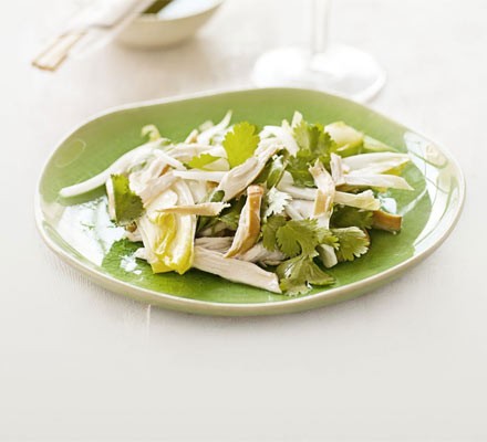 Jasmine tea-smoked chicken salad