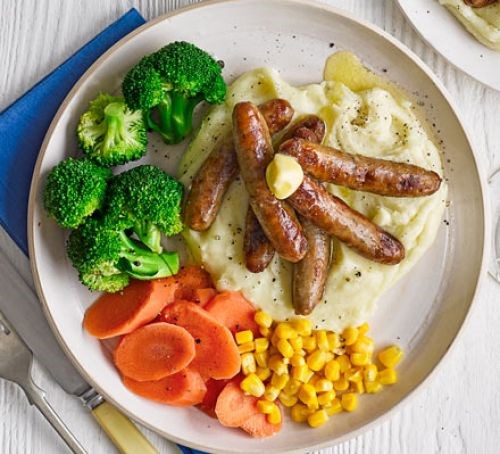 Jason's sausages & mash