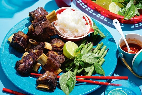 Javanese beef ribs with sambal (Iga penyet)