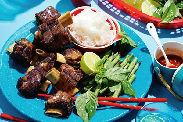 Javanese beef ribs with sambal (Iga penyet)