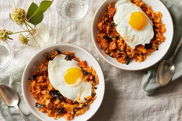 Jean's kimchi fried rice with nori