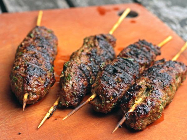 Jeff Koehler's Moroccan grilled lamb kefta brochettes