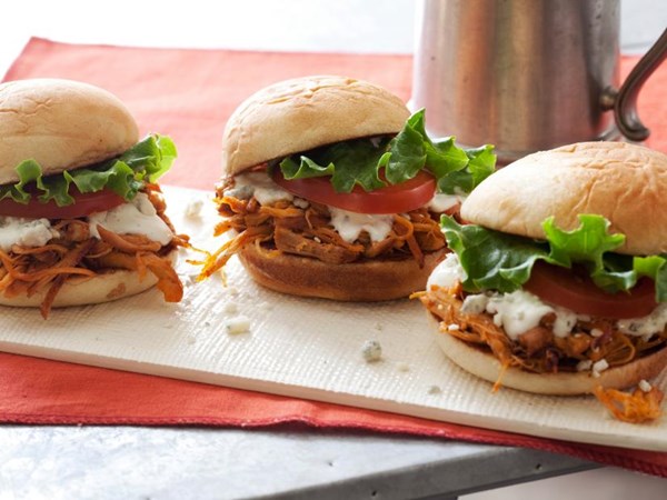 Jeff Mauro’s Buffalo chicken sliders