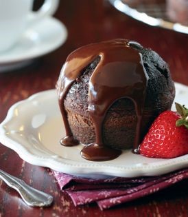 Jeff's ganache-injected chocolate cake