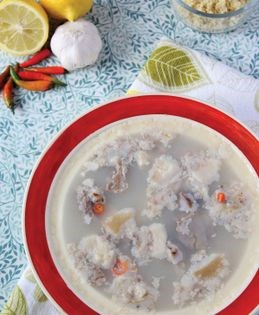 Jellied tripe soup (Pikti patsa)