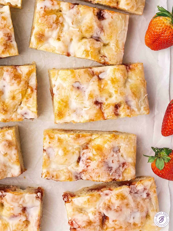 Jelly donut focaccia