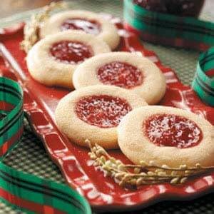Jelly-topped sugar cookies