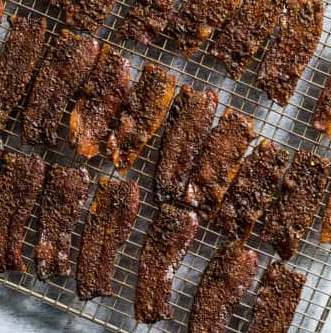 Jerk candied bacon