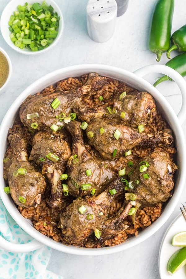 Jerk chicken drumsticks