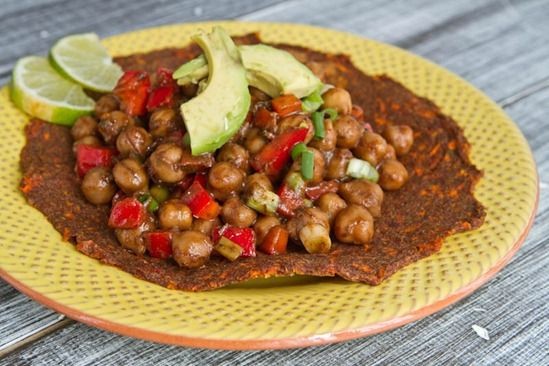 Jerk chickpeas