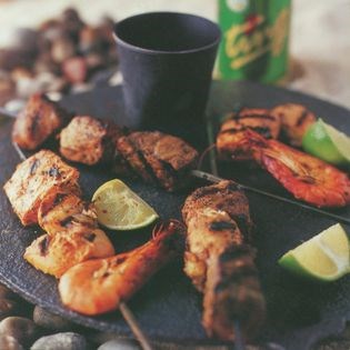 Jerk mixed grill