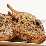 Jerk pork chops