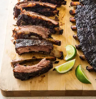 Jerk pork ribs