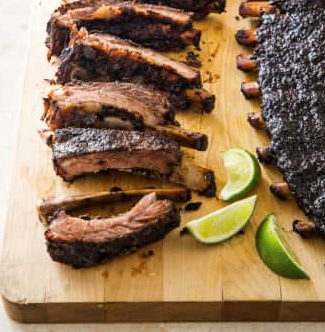 Jerk pork ribs