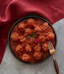 Jerk-seasoned meatballs