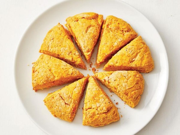 Jerk sweet potato biscuits