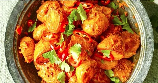 Jersey Royal Bombay potatoes