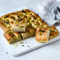 Jersey Royal focaccia